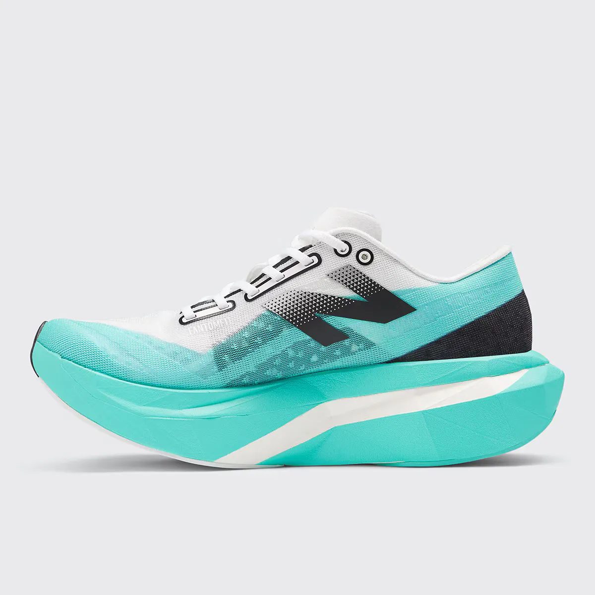 Женские кроссовки FuelCell SC Elite v4 New Balance, белый/небесно-голубой — фото 4