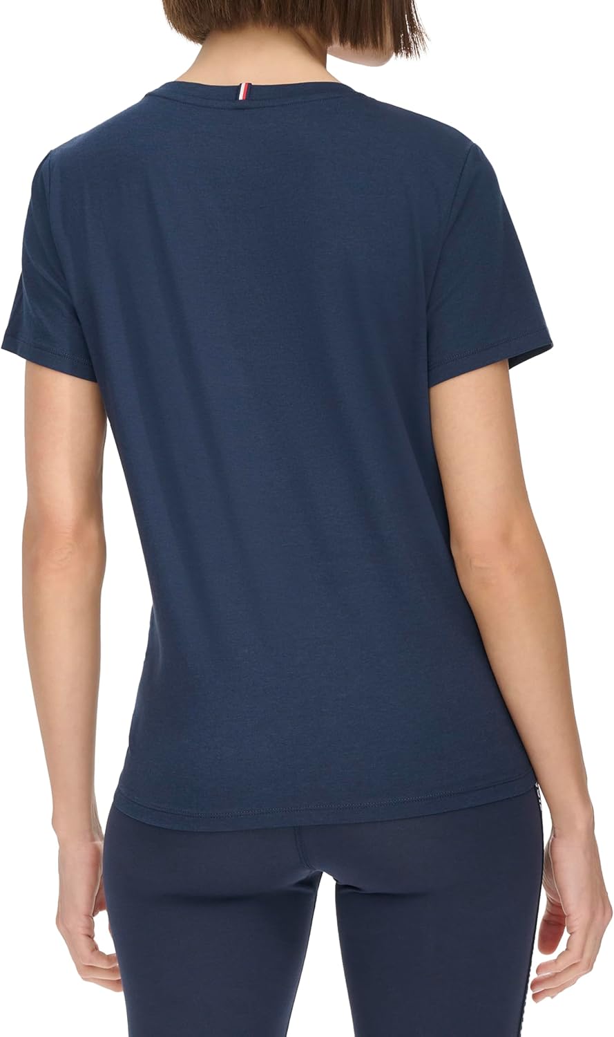 Женская футболка с графическим логотипом Tommy Hilfiger, Navy — фото 4
