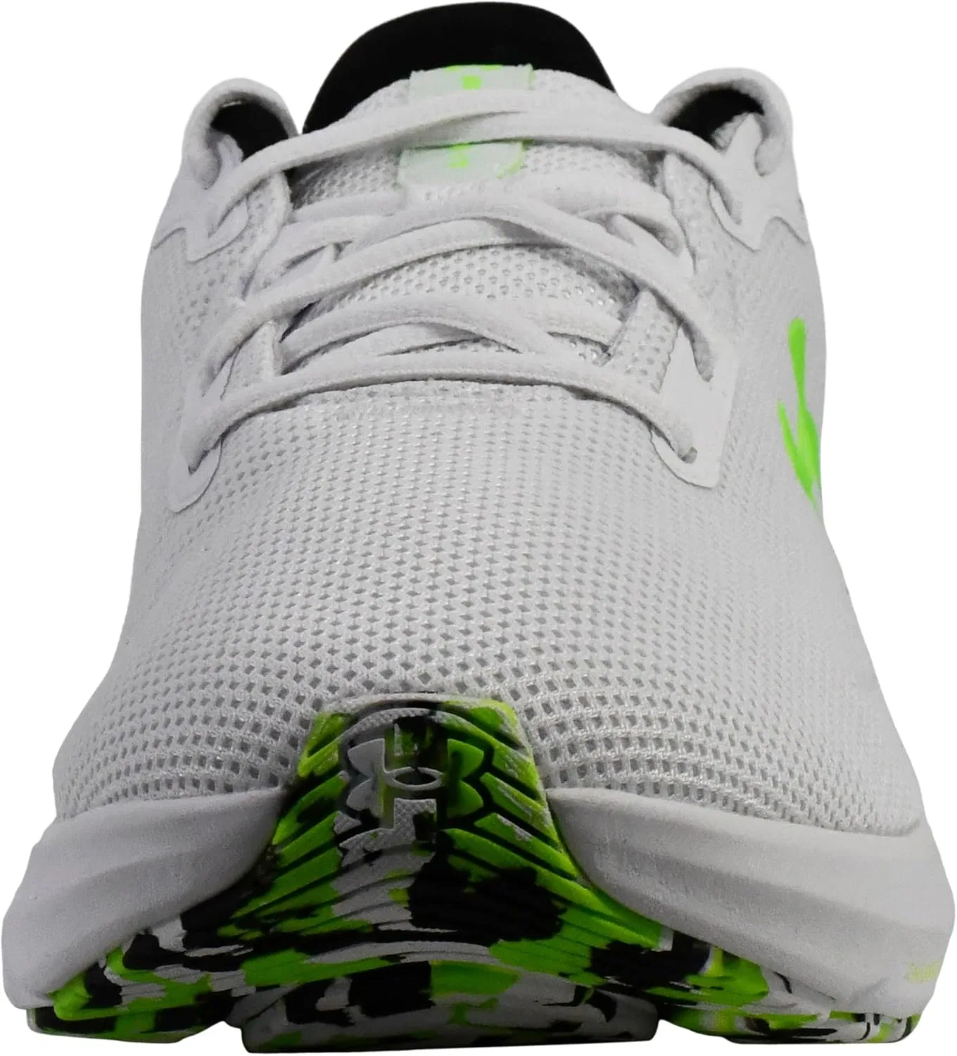 Кроссовки Under Armour Charged Pursuit 4 для мужчин, белый/черный/зеленый — фото 2