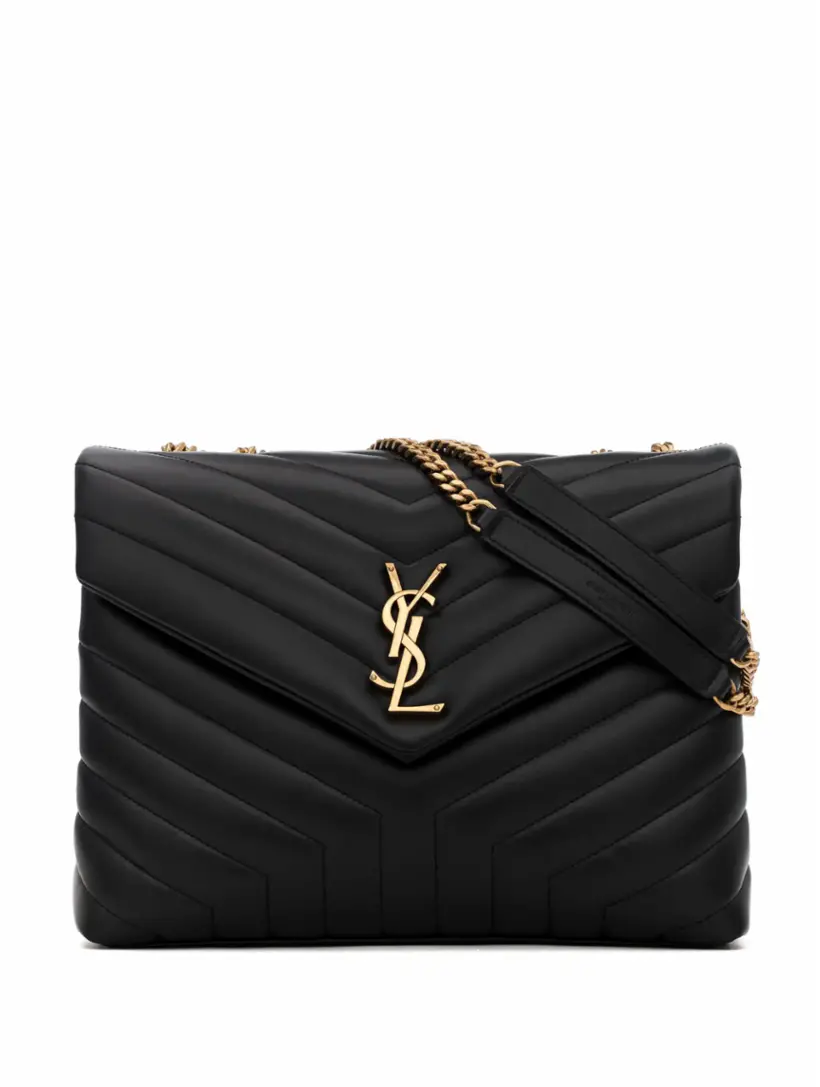 

Сумка на плечо Loulou Medium Saint Laurent, черный