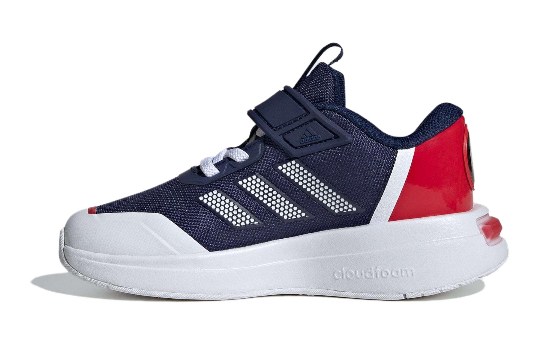 

Adidas Кроссовки Racer Marvel Captain America Dark Blue Cloud White Silver Metallic GS
