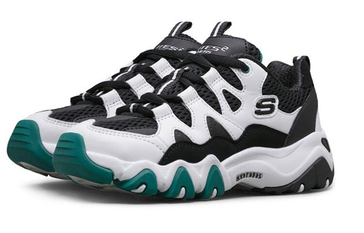Кроссовки Skechers D"LITES Series Kids Lifestyle Shoes Kids Low-top White/green — фото 3