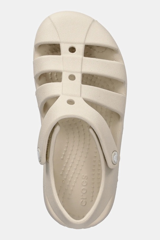 Классические детские сандалии Fisherman Kids Crocs, бежевый — фото 4
