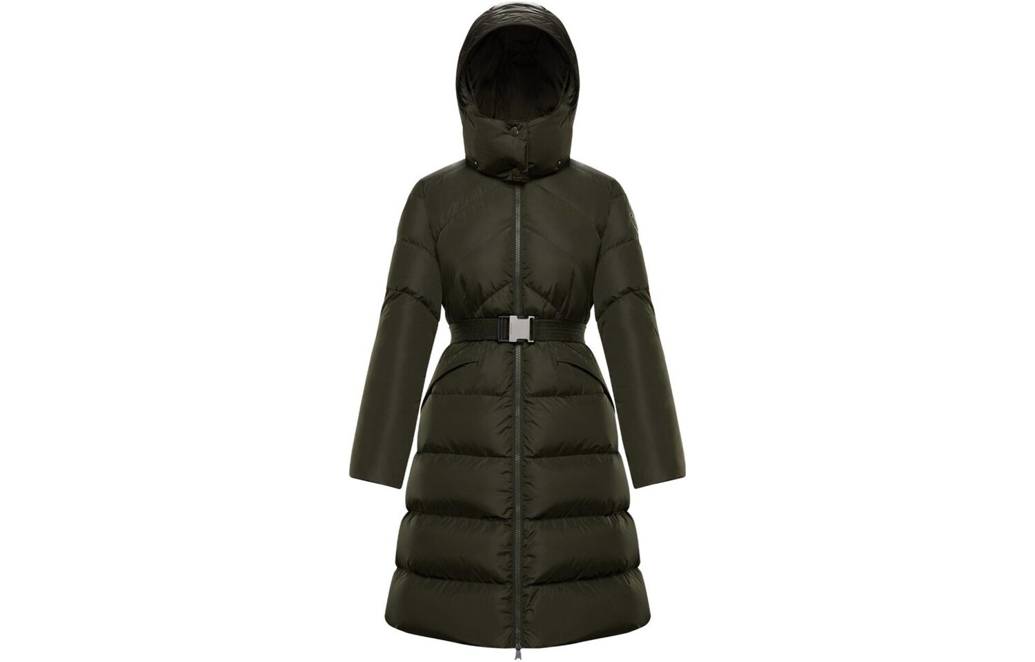 

Пуховик женский хаки Moncler