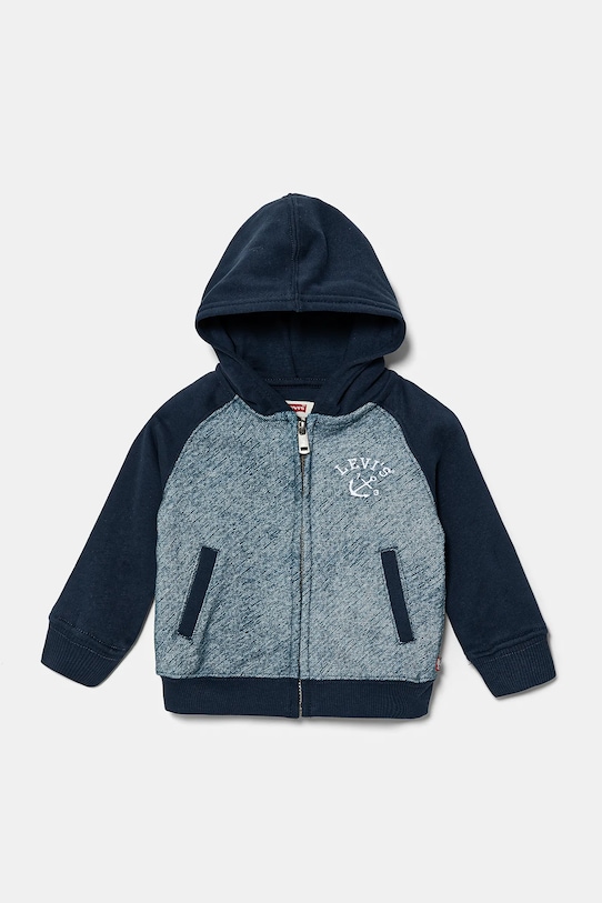 

Детская худи TROMPE LOEIL DENIM HOODIE Levi'S, темно-синий