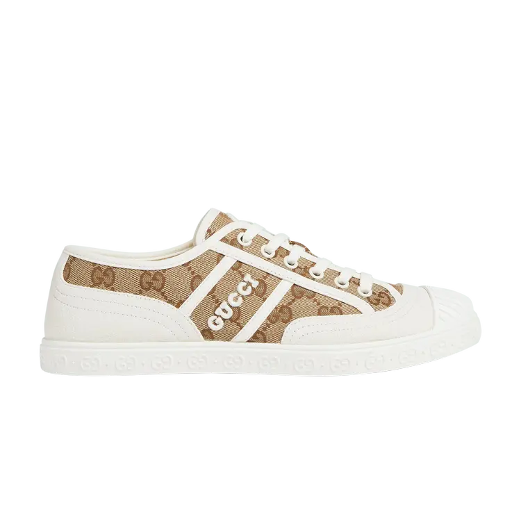 Кроссовки Gucci Wmns GG Canvas Trainer, кремовый