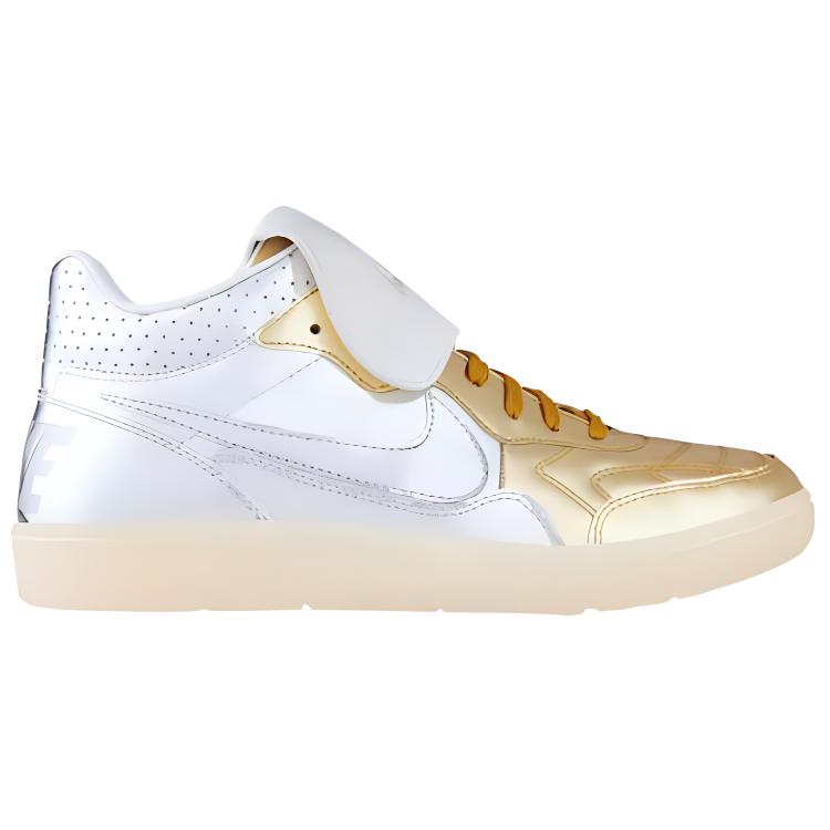 Nike Tiempo 94 Mid Liquid Metal Silver Gold — фото 3