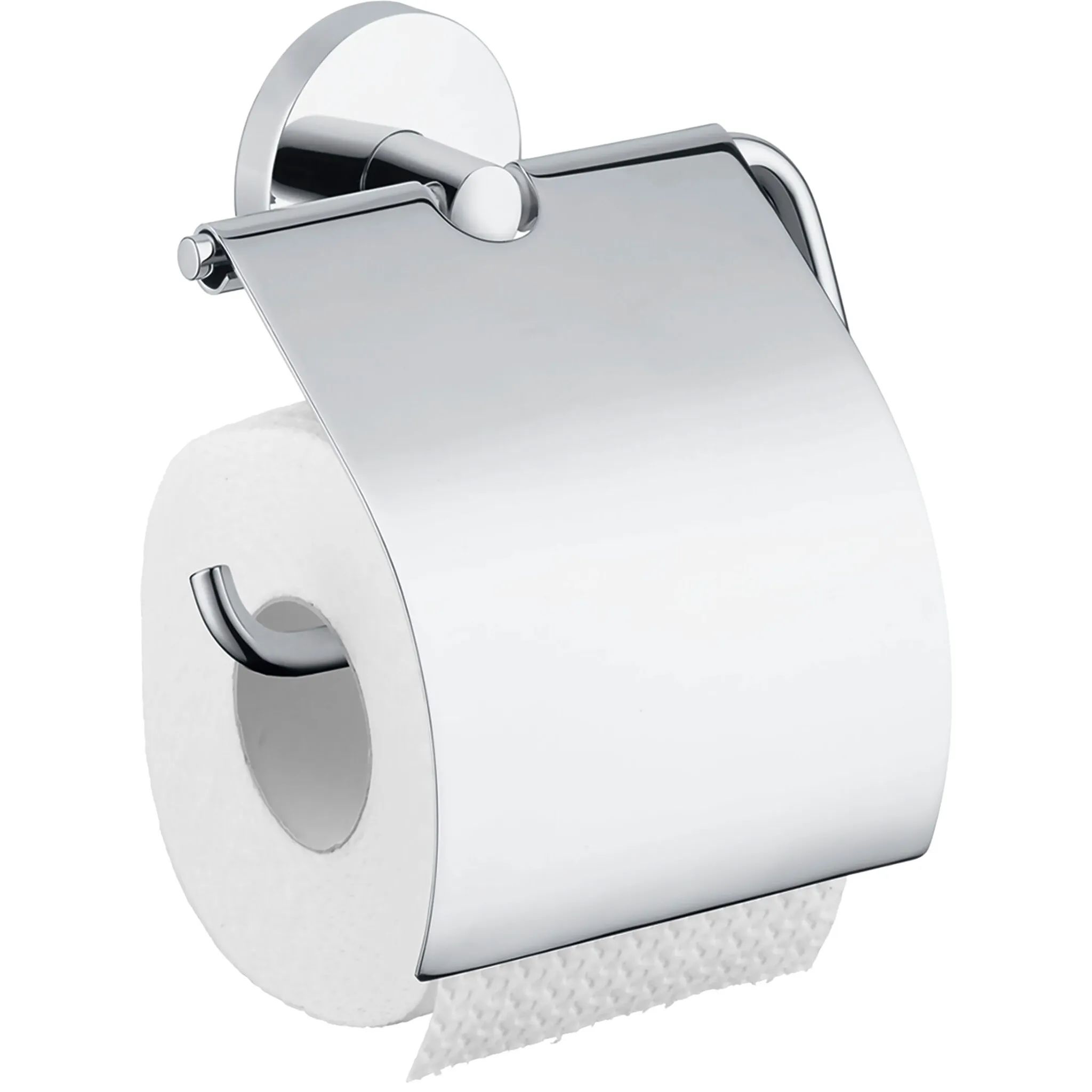 

Держатель для туалетной бумаги hansgrohe «Logis», с крышкой, хром, цвет Chrom