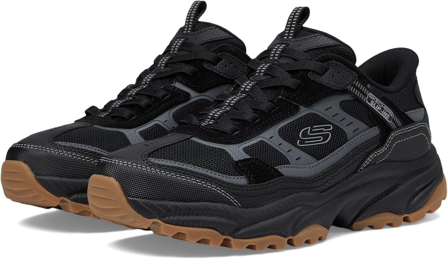 

Мужские слипоны Skechers: Vigor в Sneaker, черный