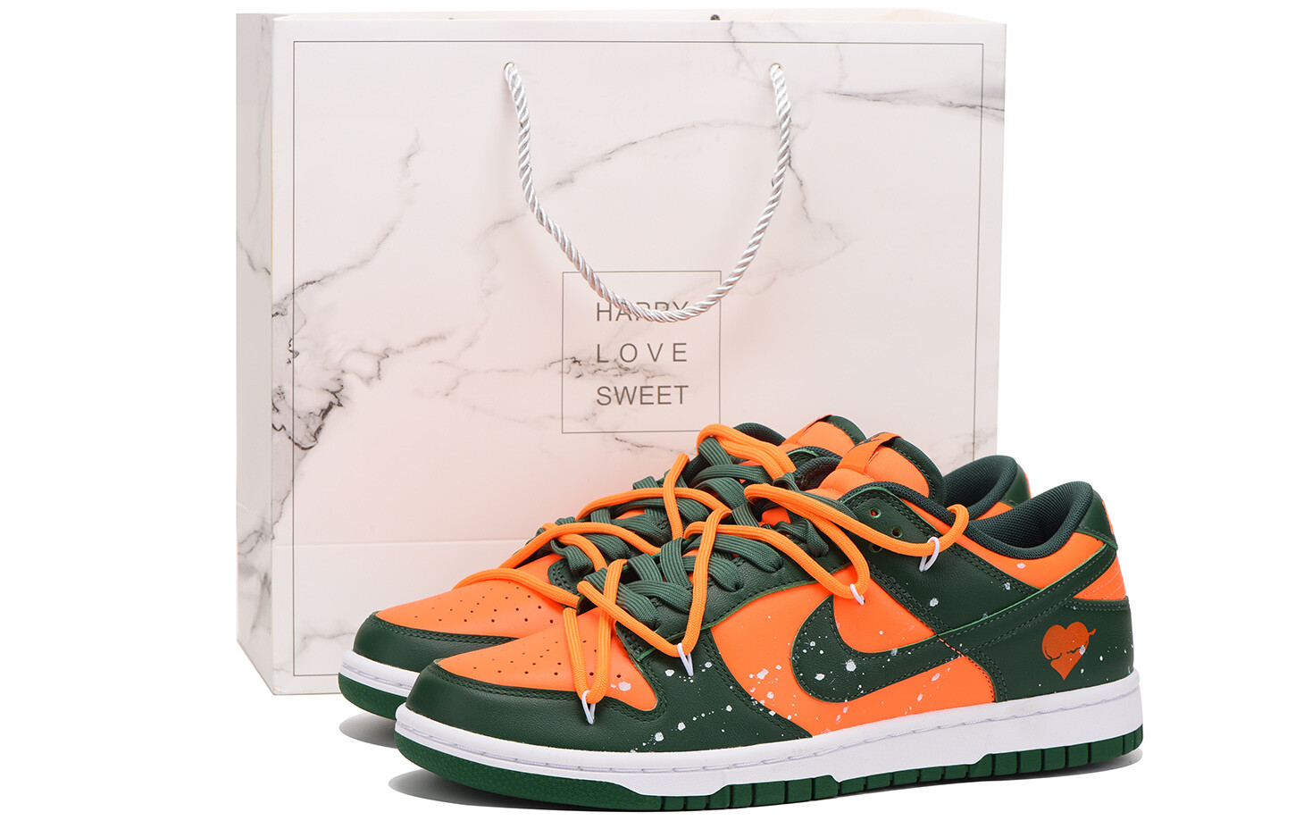 

Кроссовки Nike Dunk Skateboard Shoes Men Low-Top Orange