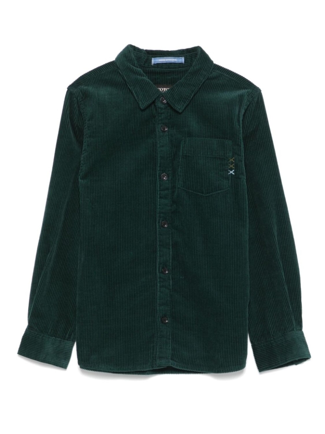 

Вельветовая рубашка Scotch & Soda, зеленый