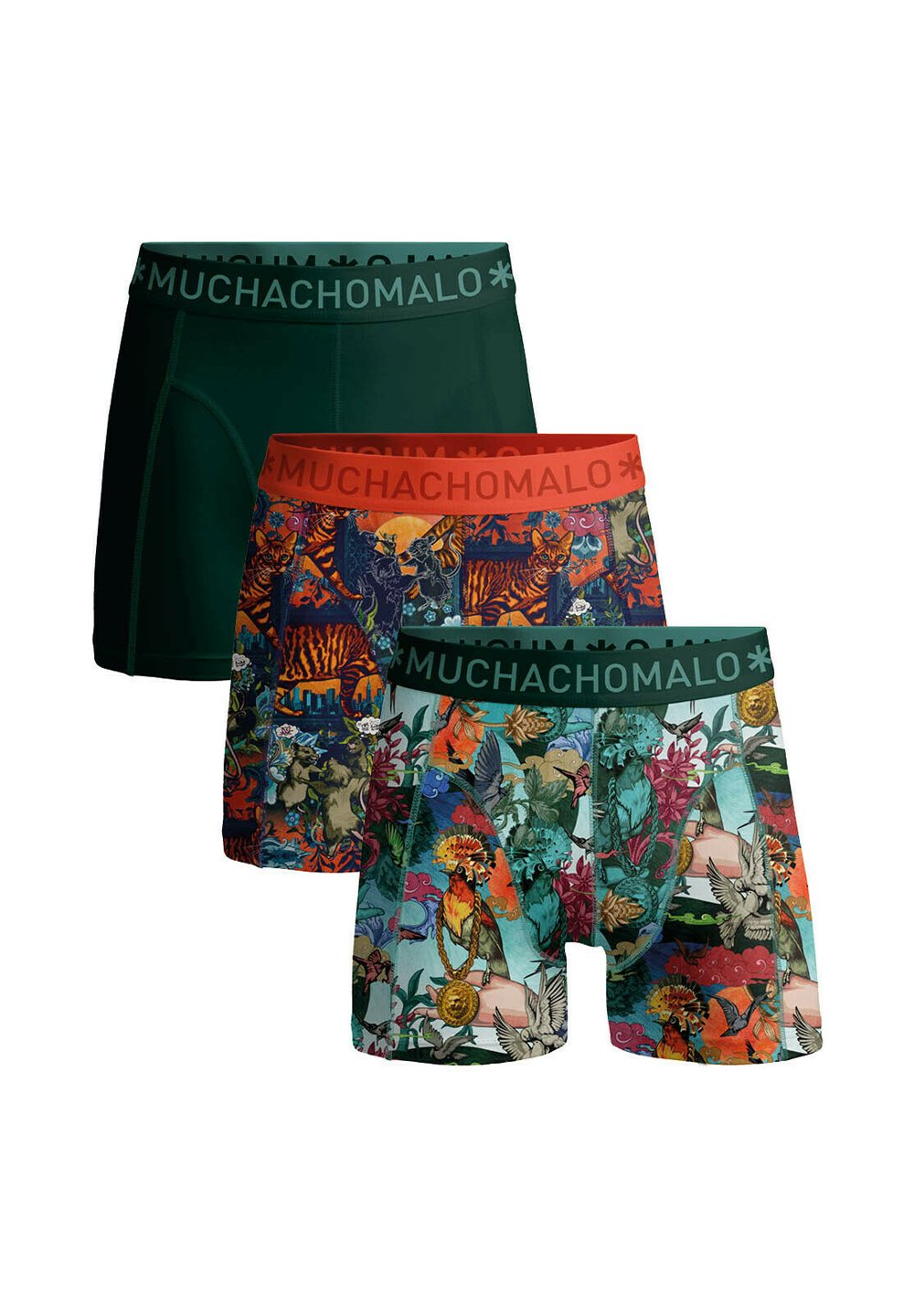 

Брюки 3-PACK MUCHACHOMALO, зеленый