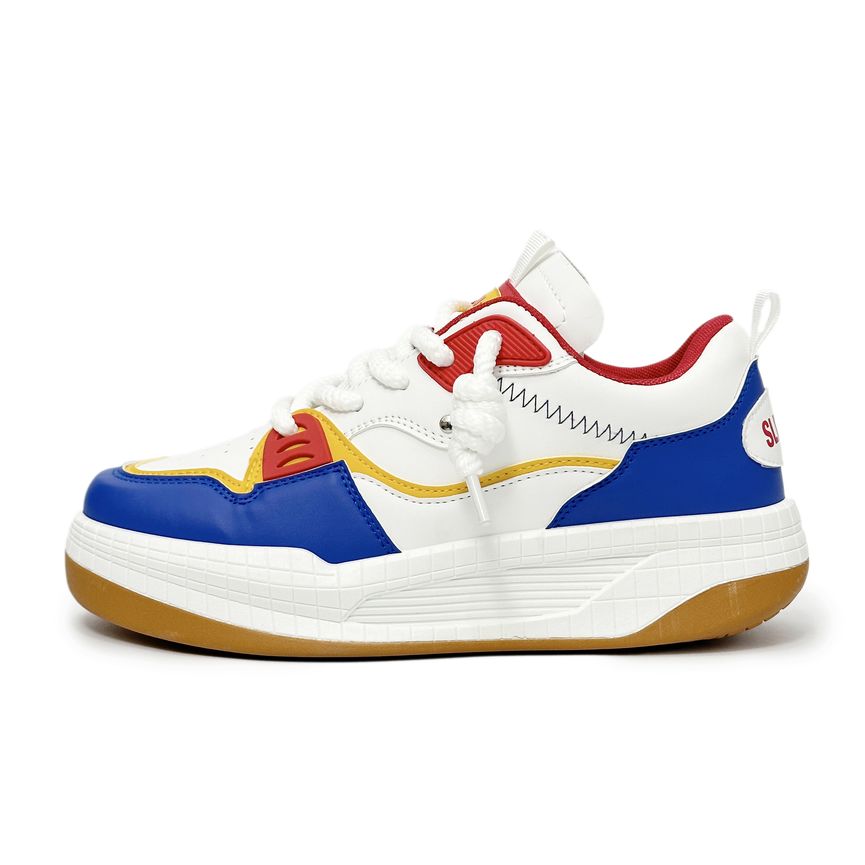 

Кроссовки SLnU★3 Skateboarding Shoes Men Low-top Red/Blue, красный