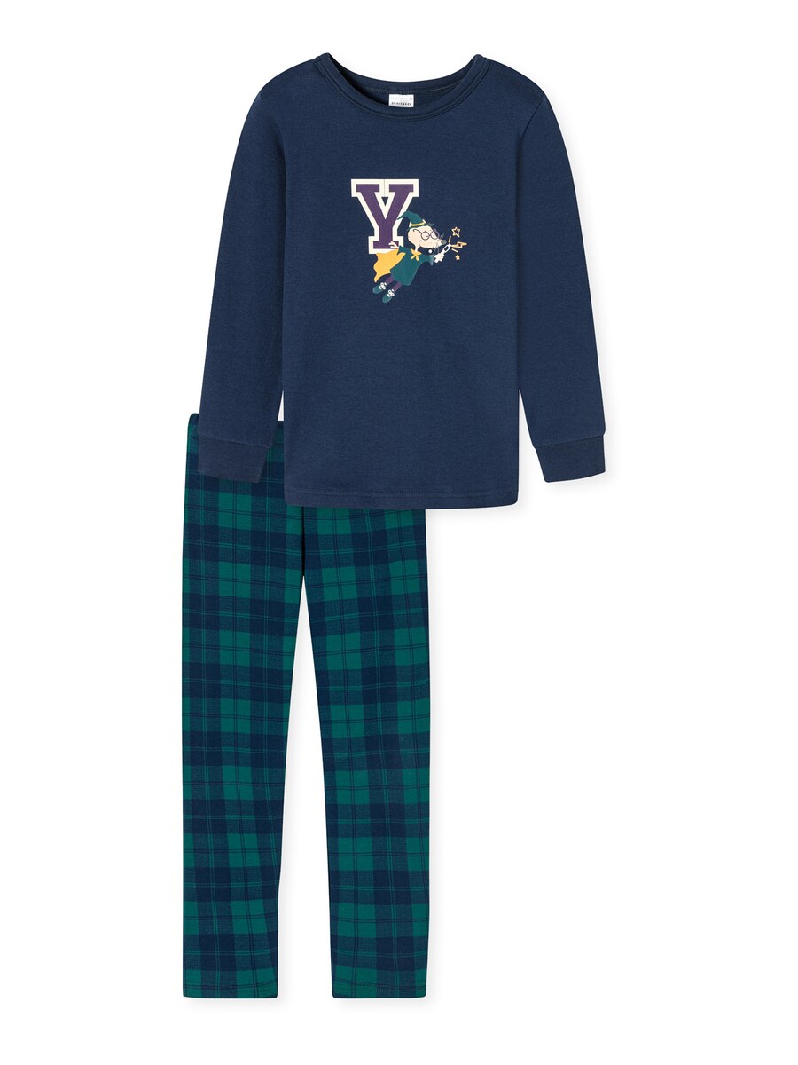 

Пижама SCHIESSER Rat Henry, цвет Dark blue/Green