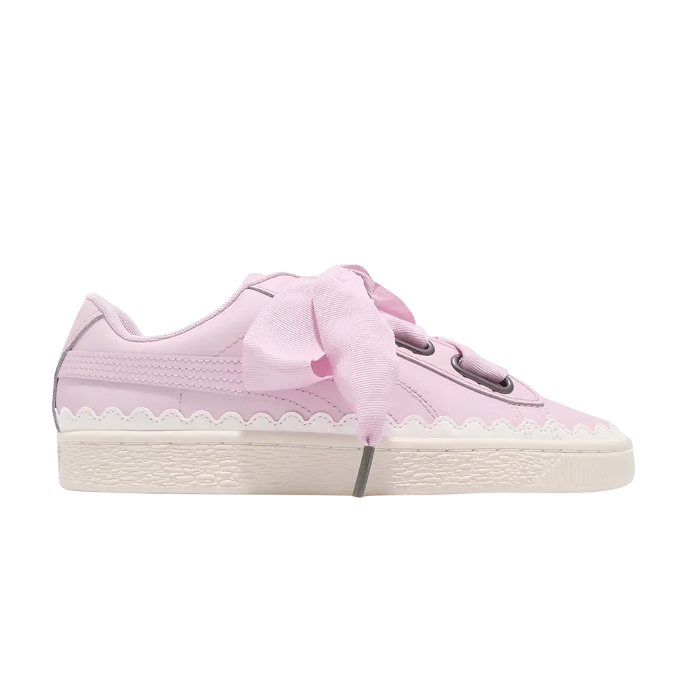 

Кроссовки Wmns Basket Heart Scallop Puma, розовый