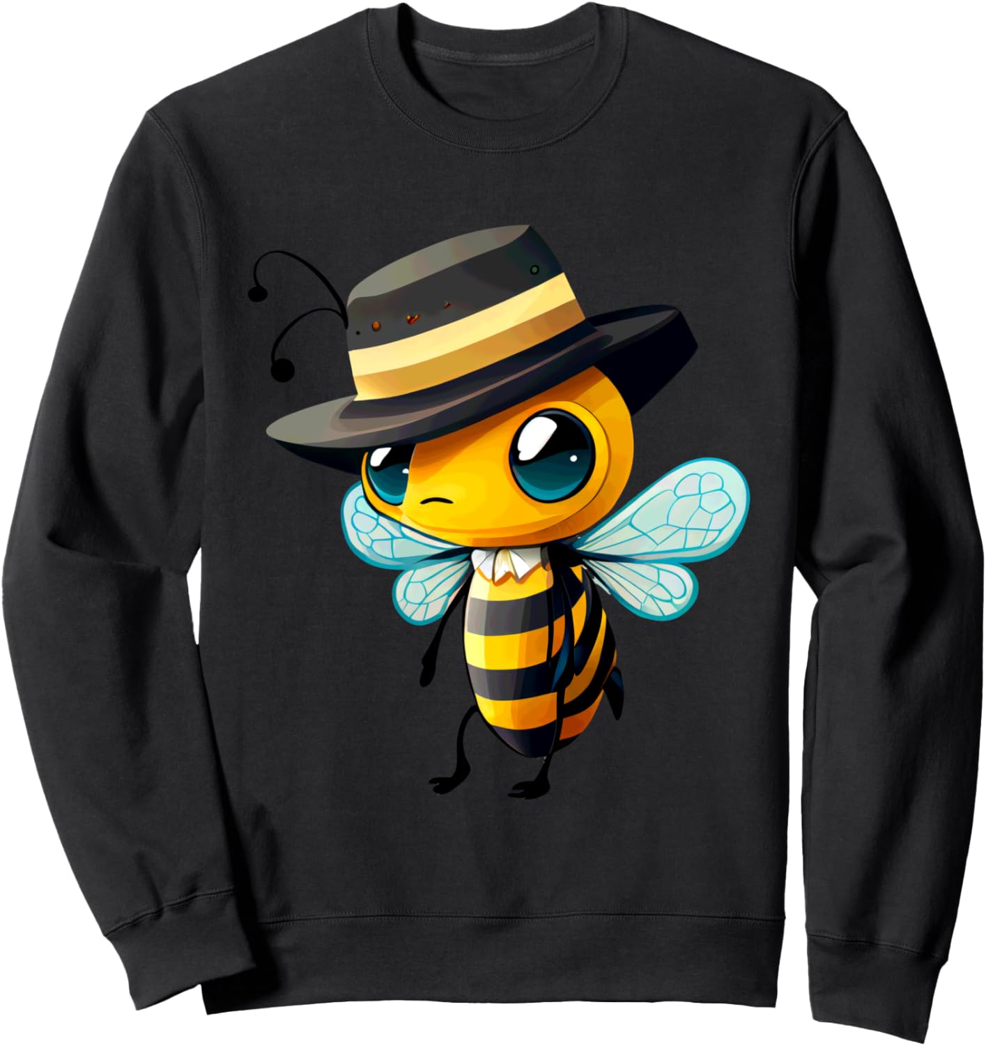 

Милая пчелка и шапочка. Толстовка Stylish Bee Enthusiast Contemporary Art, черный