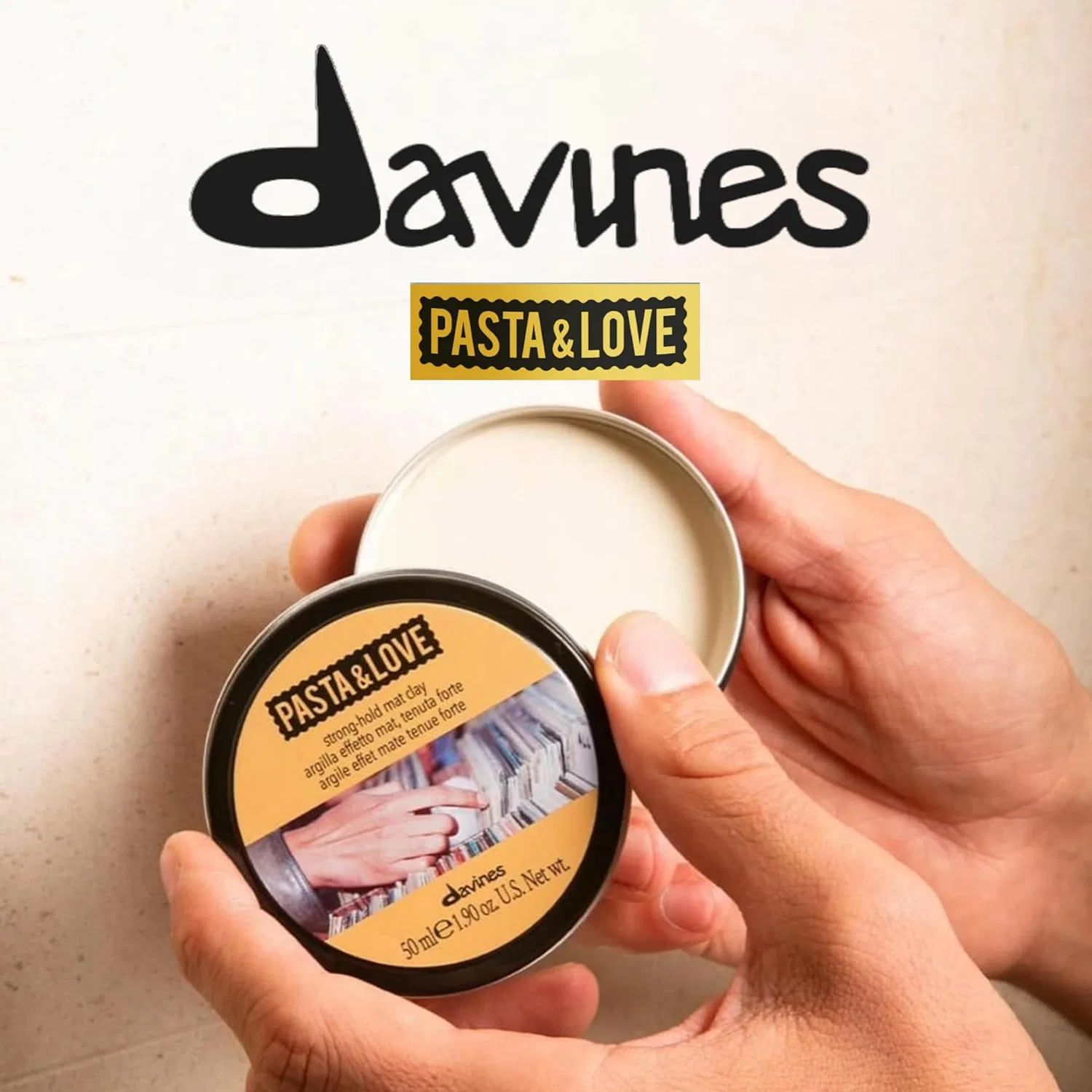 Глина для укладки волос сильной фиксации «Pasta & Love Strong Hold» от Davines Davines — фото 2