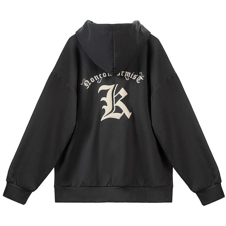 

Толстовка унисекс на осень и зиму OLRIK, Fleece-Lined Dark Gray