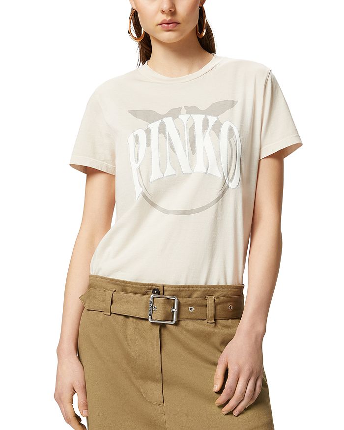 

Старт Футболка PINKO, коричневый/бежевый