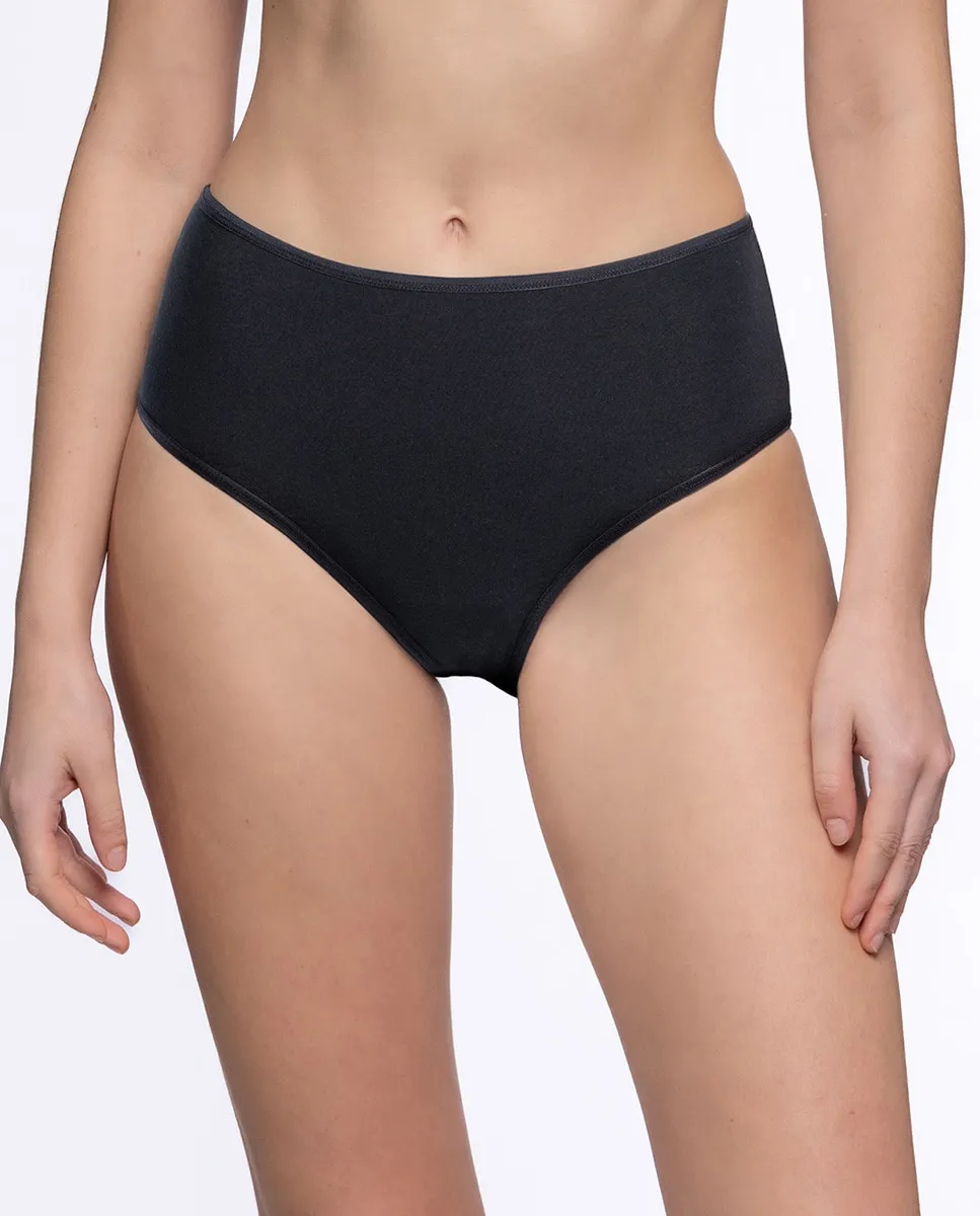 

Набор из 3 базовых хлопковых трусов Punto Blanco, черный