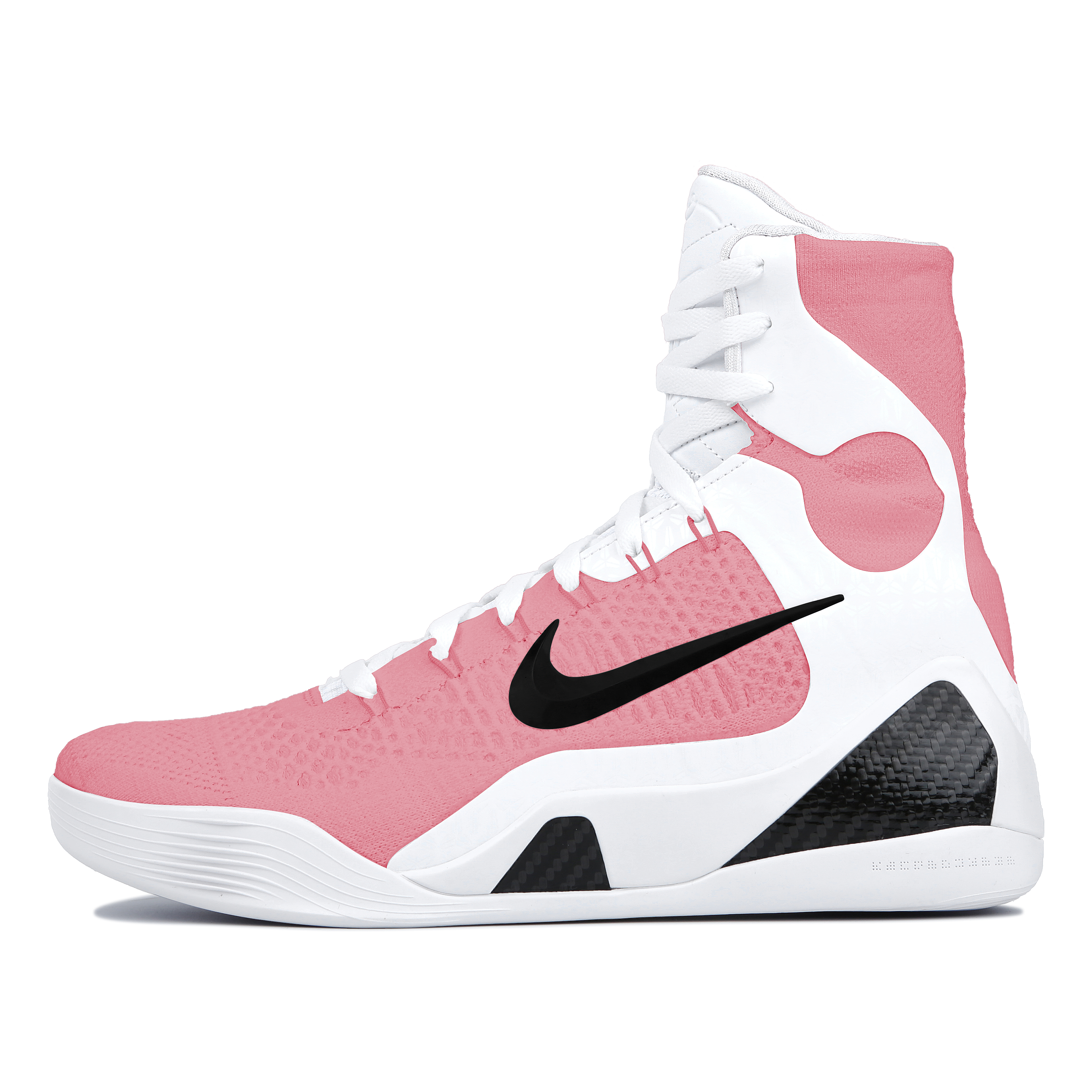 

Баскетбольные кроссовки Kobe 9 Basketball Shoes Unisex High-Top White/Pink Nike