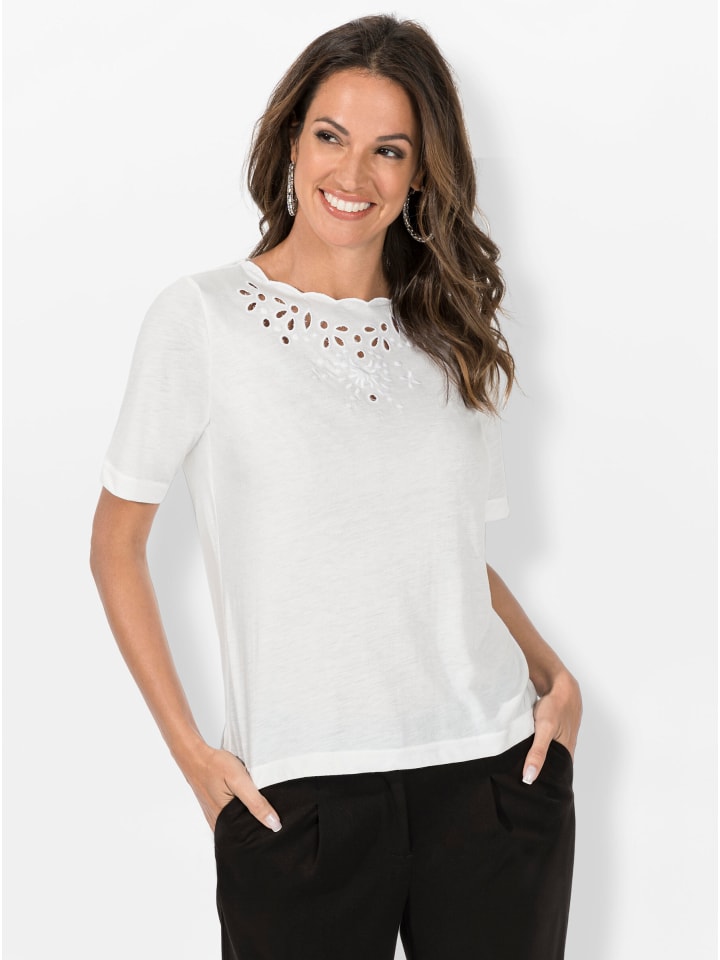 

Рубашка с короткими рукавами цвета экрю WITT WEIDEN