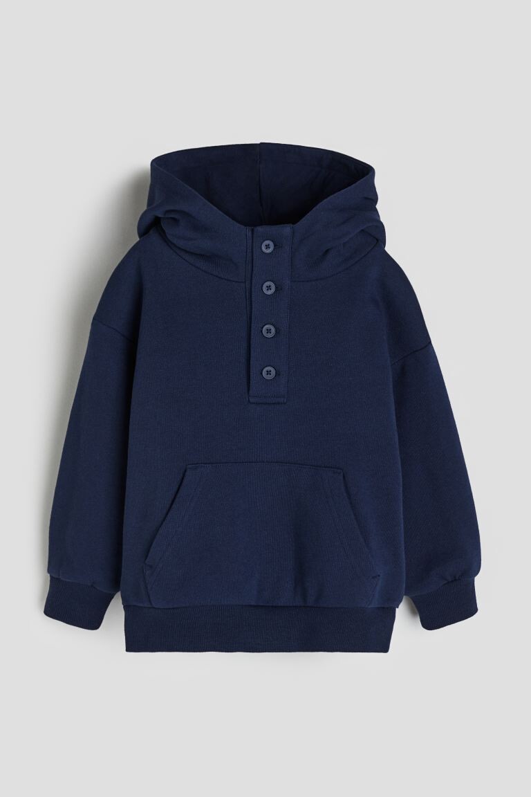 

Толстовка с планкой на пуговицах H&M, синий