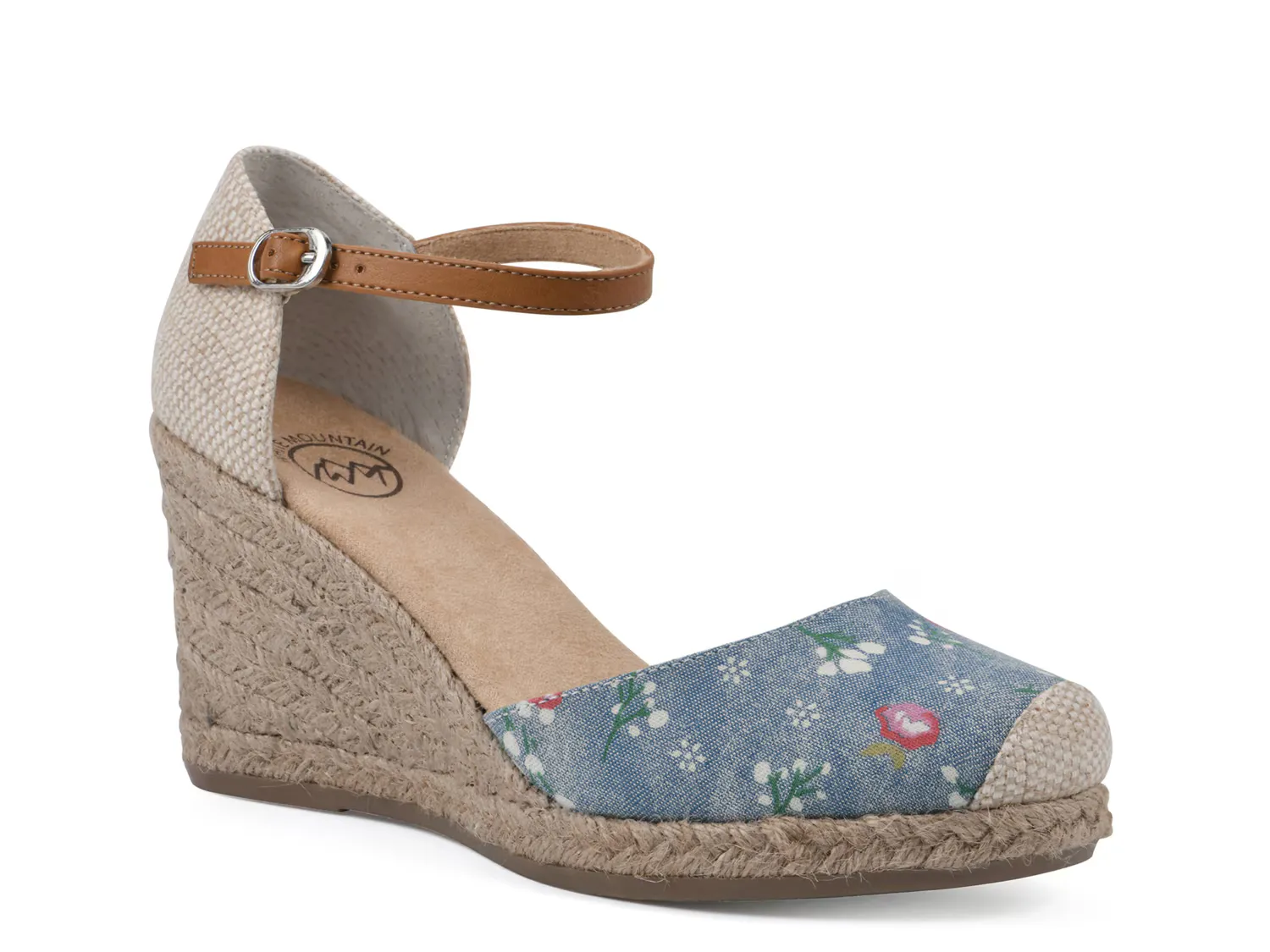 

Сандалии Mamba Wedge Sandal White Mountain, светло-синий