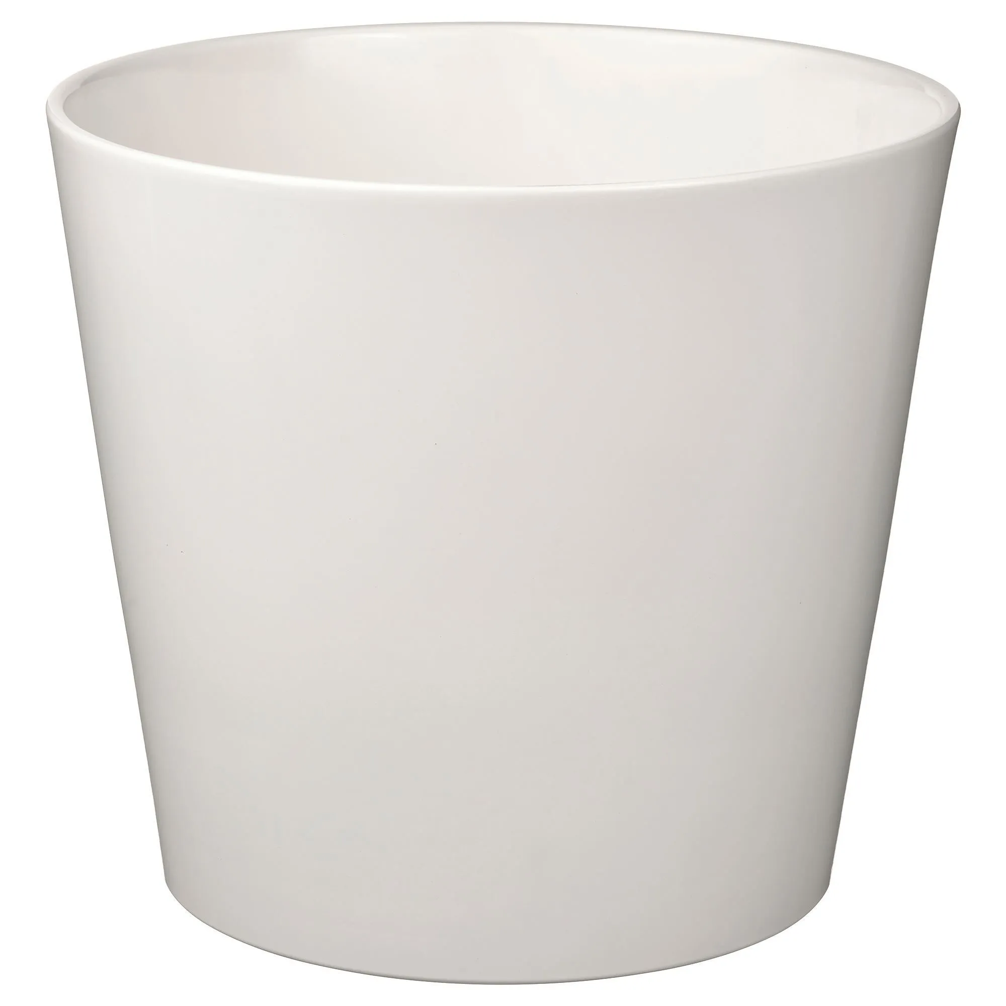 

Горшок для растений глиняный, белый, 32 см, для интерьера SOJABÖNA IKEA