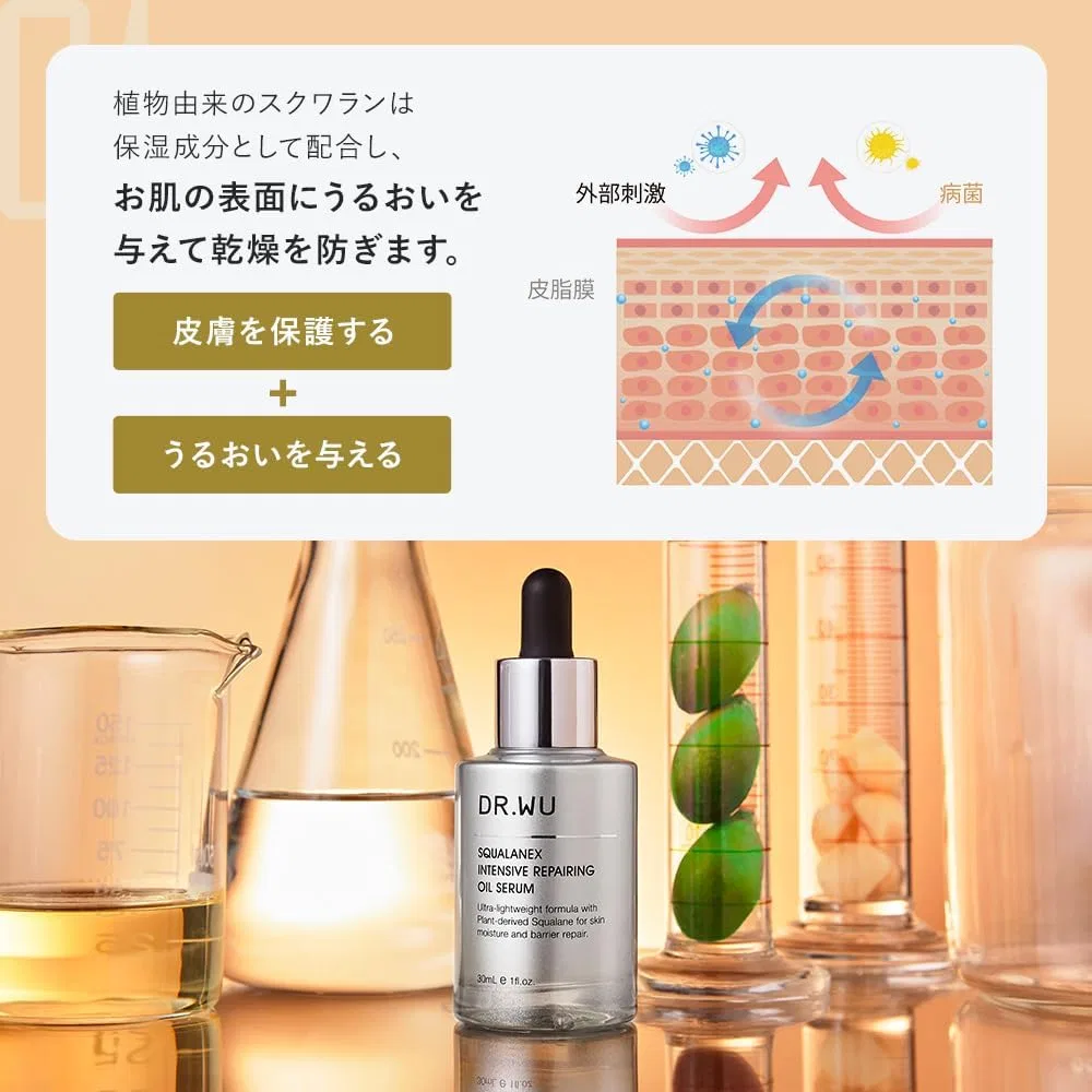 Сыворотка Dr.Wu — Squalane Repair Oil Serum, 30 мл — фото 4