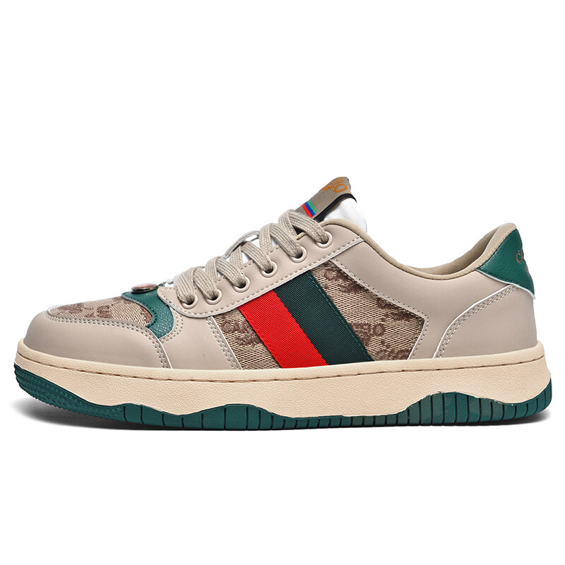 

Кроссовки CARTELO/Catilla crocodile Skateboarding Shoes Unisex Low-top Khaki Green, хаки/зеленый