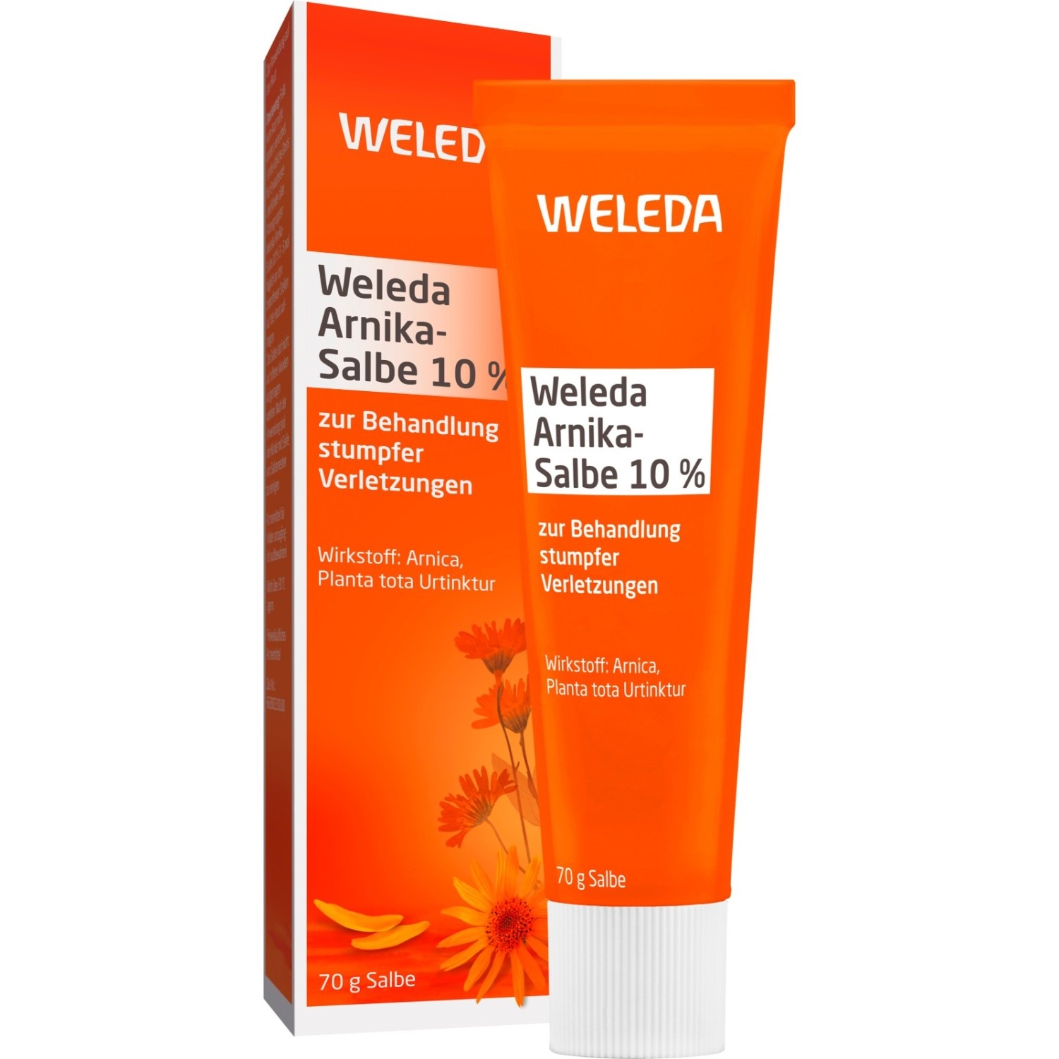 Крем для тела arnica salbe 10% Weleda, вес 70 гр. — фото 2