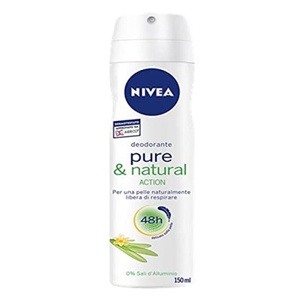 Чистый и натуральный 0% алюминиевый спрей 150 мл Nivea — фото 2