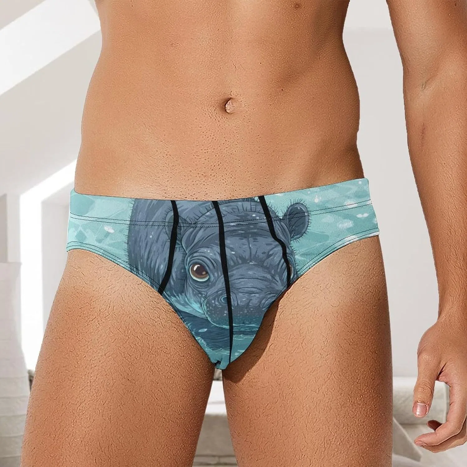 Брифы Stretch Panties Hippo in Water, Style — фото 3