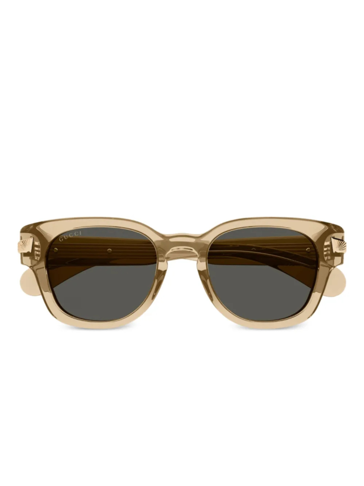 

Солнцезащитные очки в квадратной оправе "Бежевый" Gucci Eyewear, нейтральный