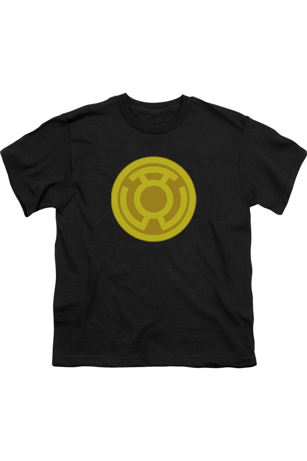 

Футболка с коротким рукавом для детей Green Lantern с желтым символом Gildan