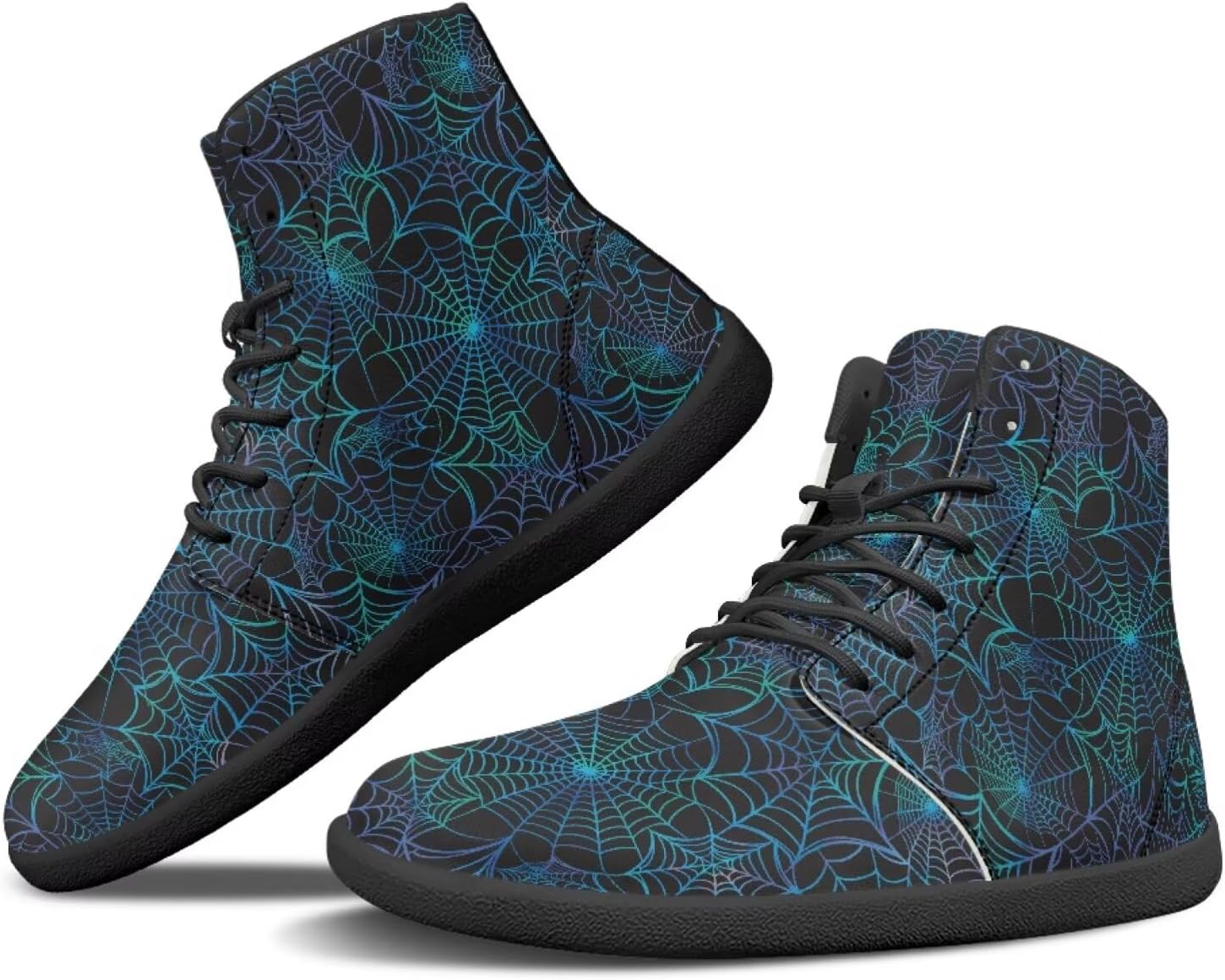 

Кроссовки Binienty Mens с высокой посадкой, широкой колодкой и босоножечной посадкой, паутина, летучие мыши, минималистичные кроссовки с нулевым перепадом, зеленый