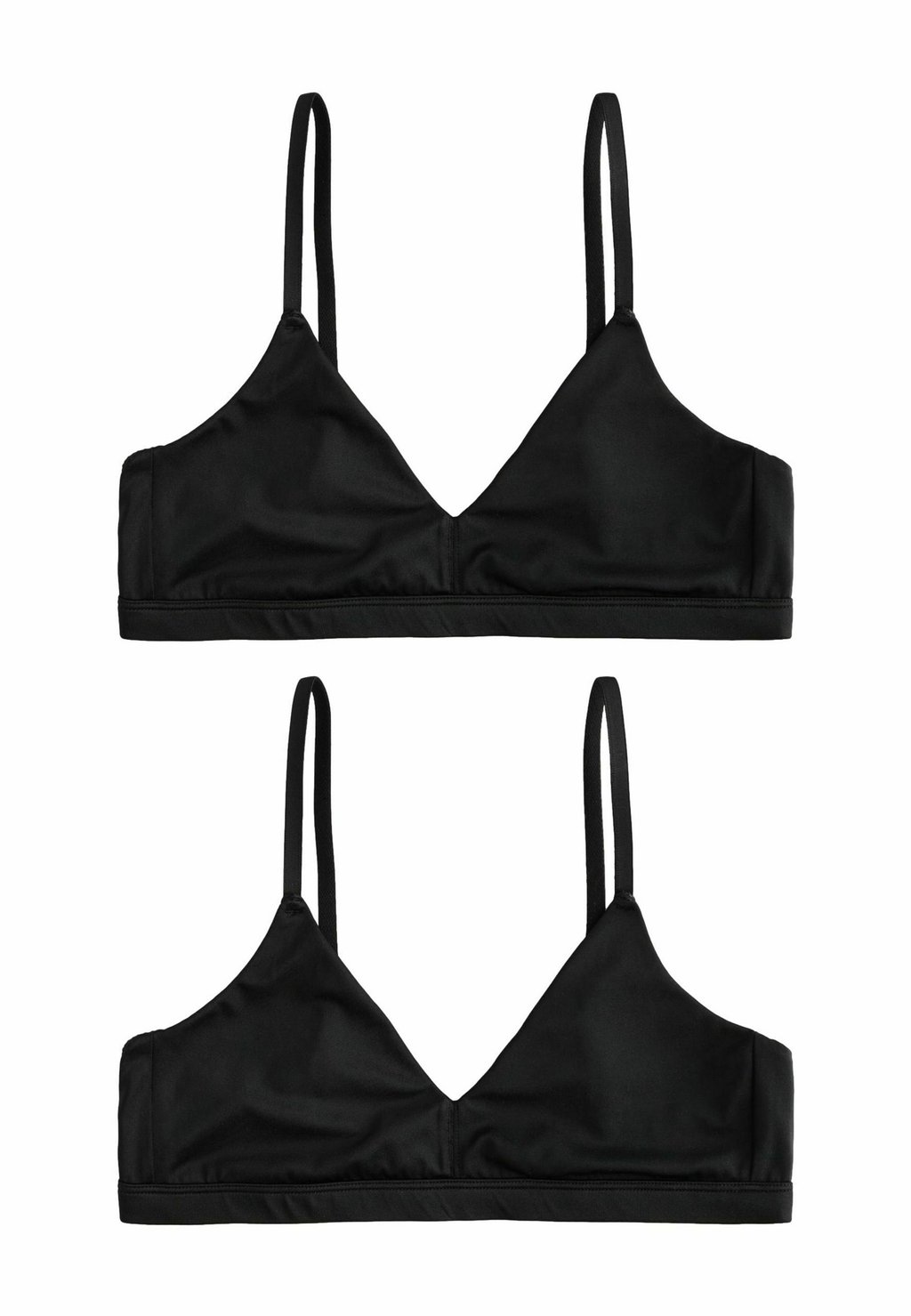 

Треугольный бюстгальтер 2 PACK Next, черный