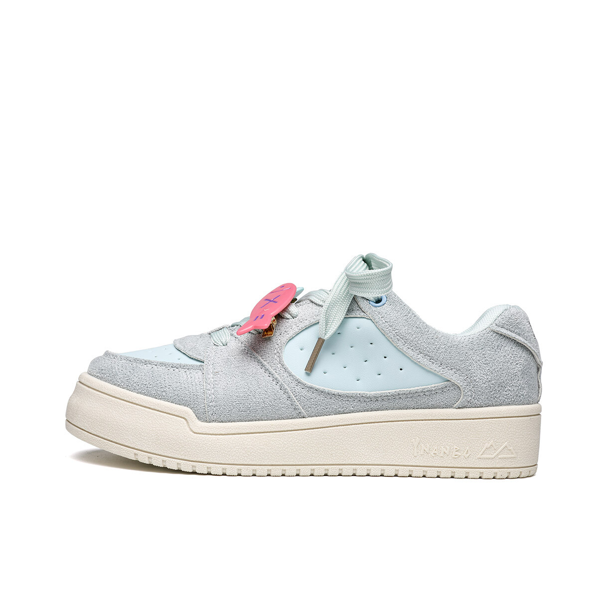 

Кеды, скейтборд обувь женская низкая синий Happy Dino