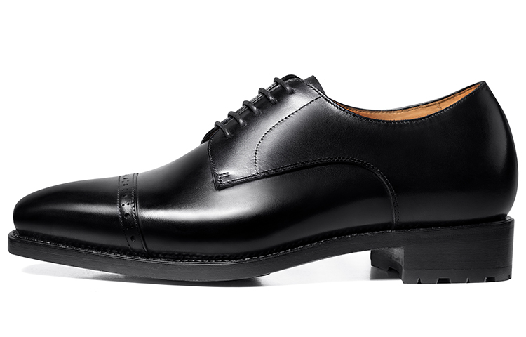 

THOM WILLS Туфли мужские Low top Black/Dark Brown Polished