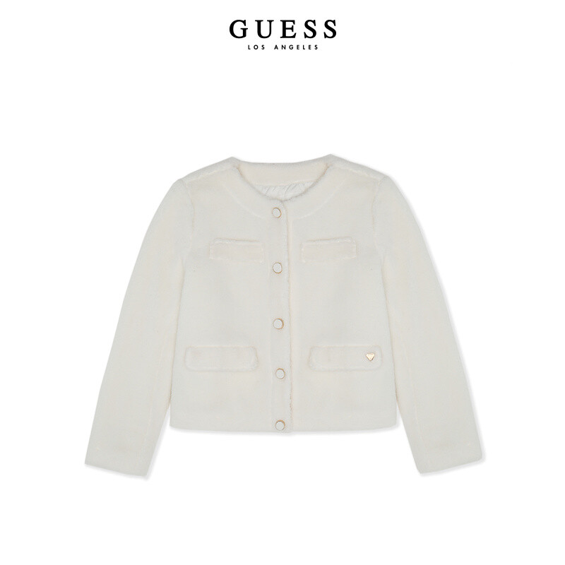 

Куртка короткая шерстяная Guess женская, белый