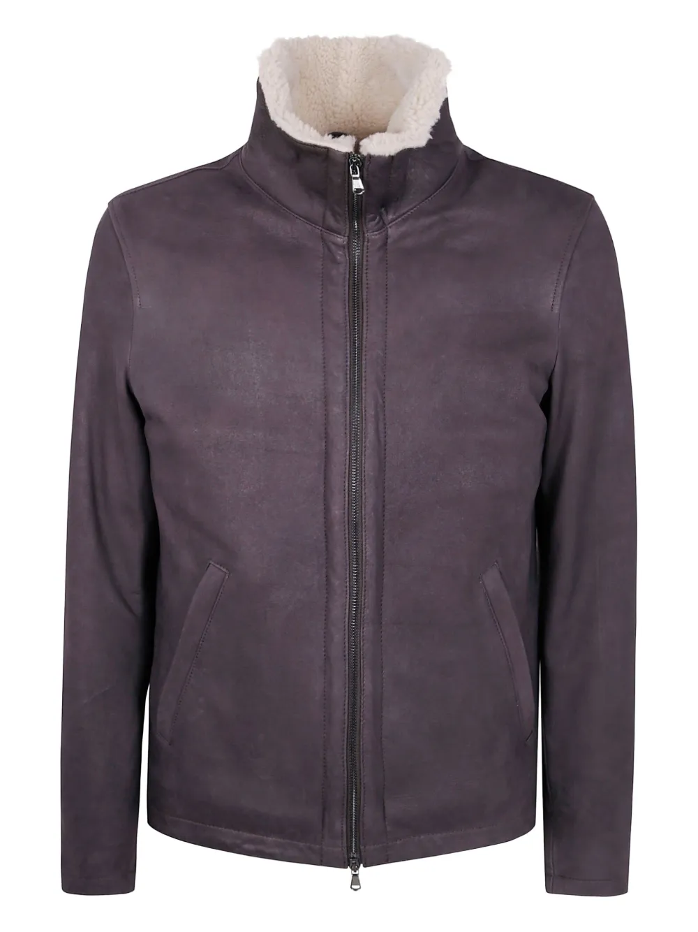 

Куртка Dennis shearling-lining Barba, коричневый