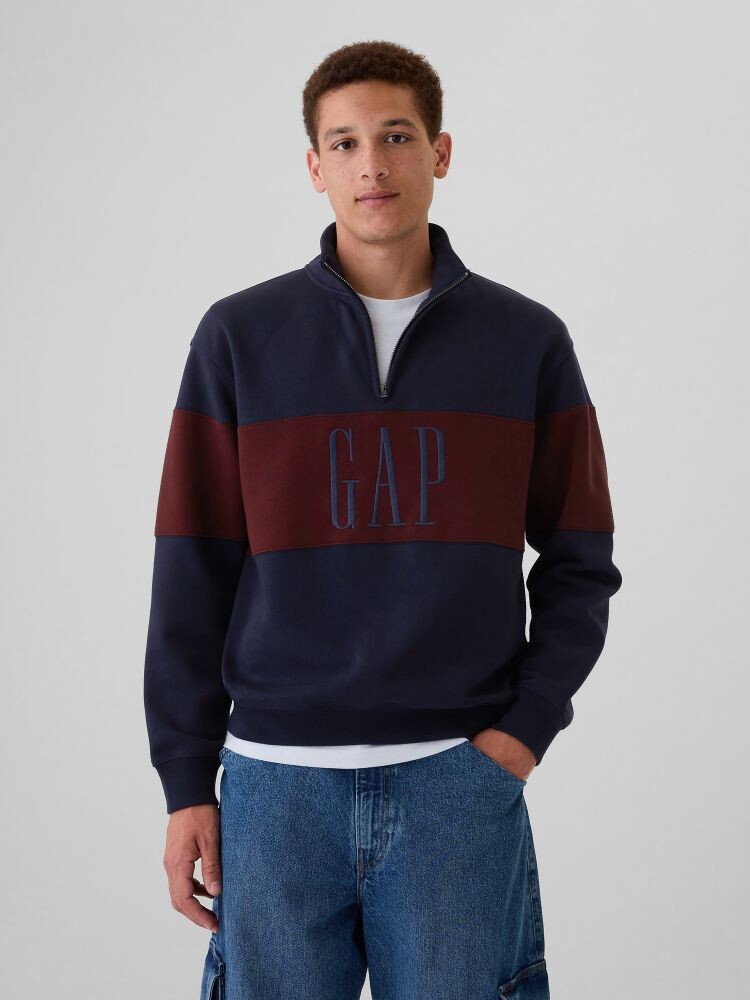 

Толстовка оверсайз с логотипом Gap, синий