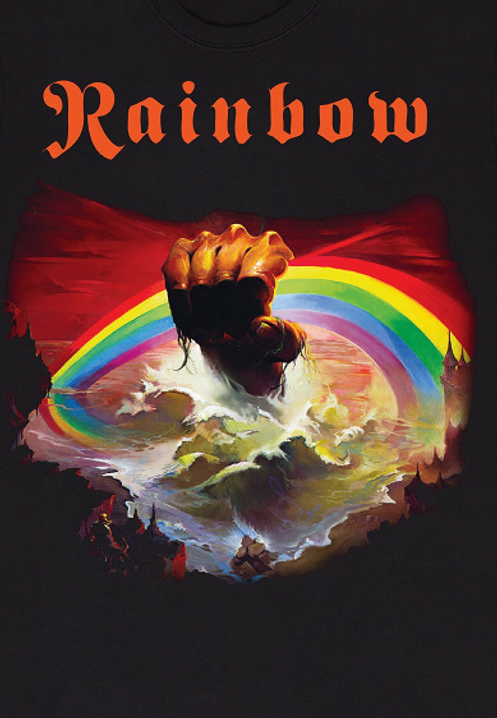 

Футболка с принтом RAINBOW RISING Henry Tiger, черный