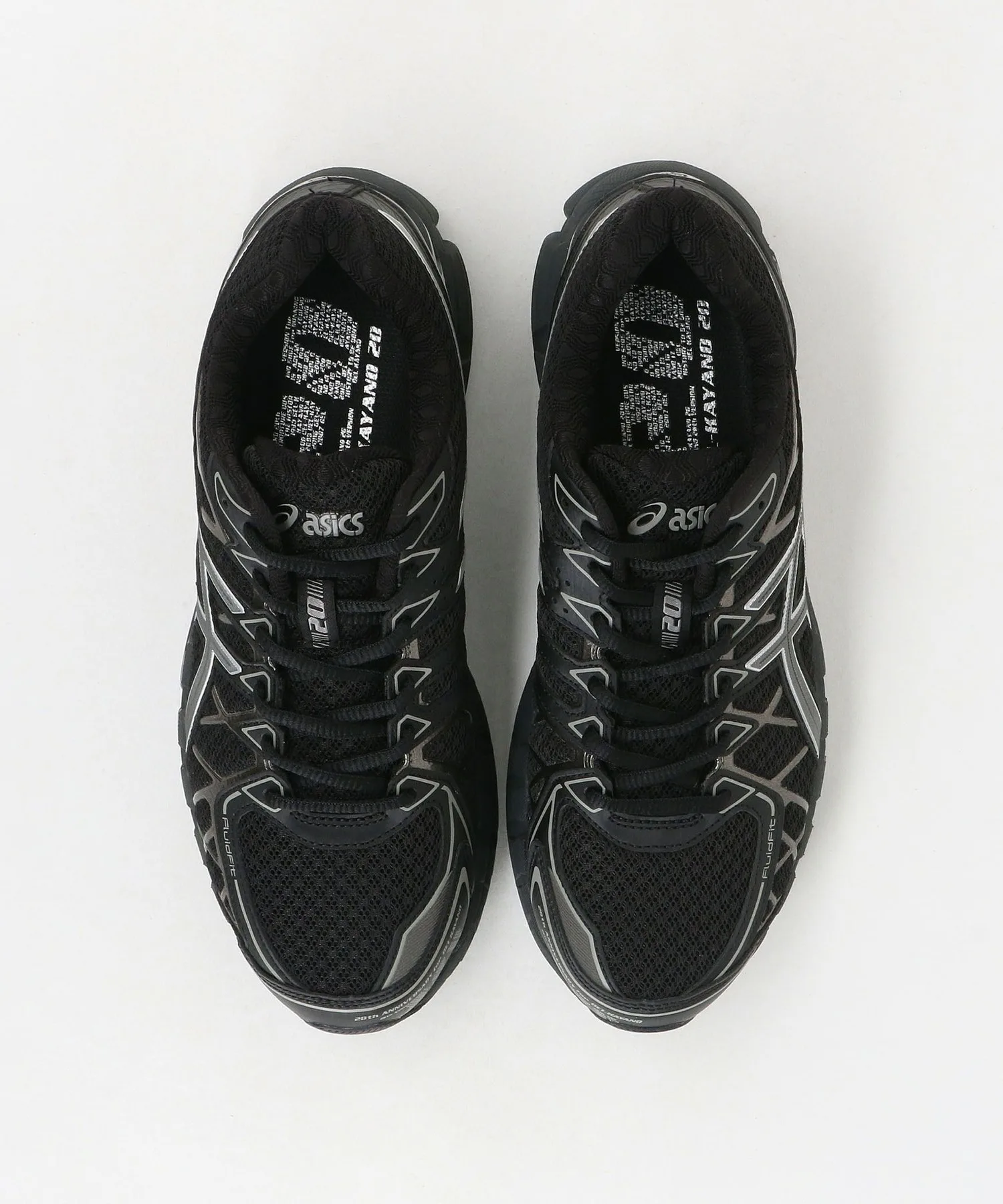 Мужские кроссовки с гелевой амортизацией GEL KAYANO 20 ASICS SportStyle черные — фото 3