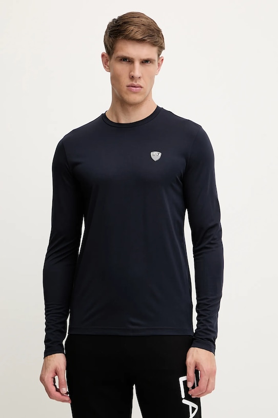 

Лонгслив Ea7 Emporio Armani, темно-синий