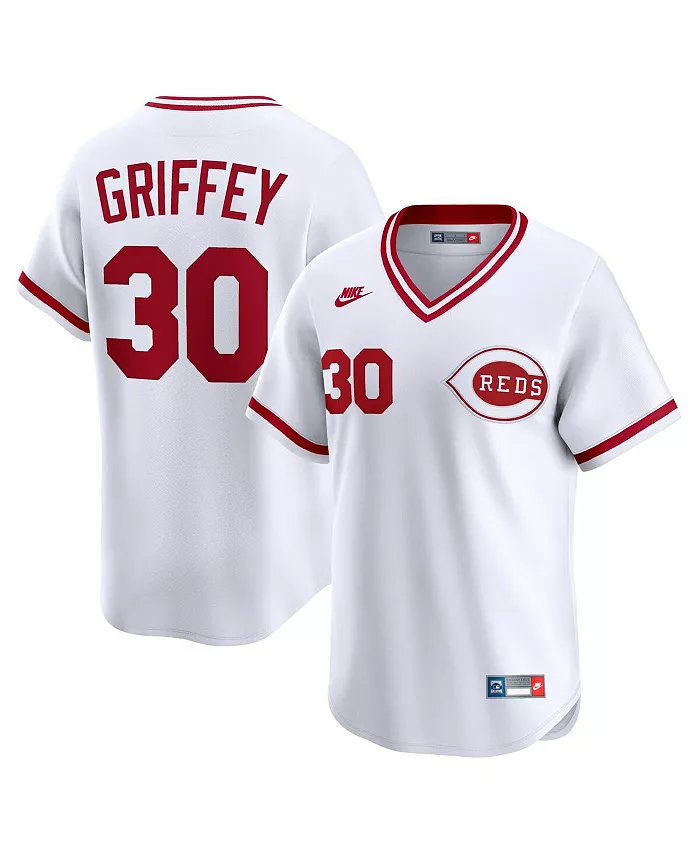 

Мужская белая бейсбольная джерси Ken Griffey Cincinnati Reds в ретро-стиле из коллекции Cooperstown Limited Nike