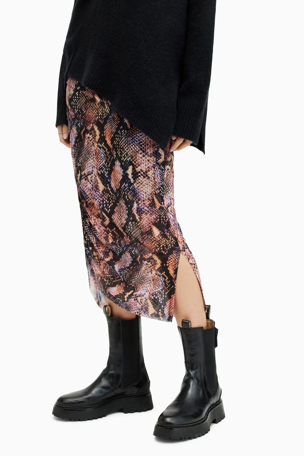 

Юбка Allsaints Tahoe Nora All Saints, коричневый