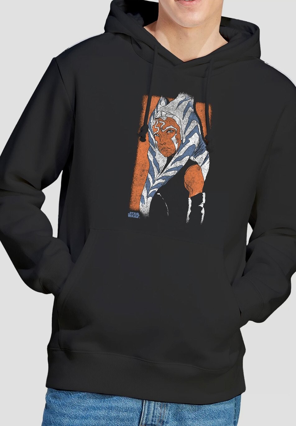 

Толстовка AHSOKA SKETCH PRINT Star Wars, черный