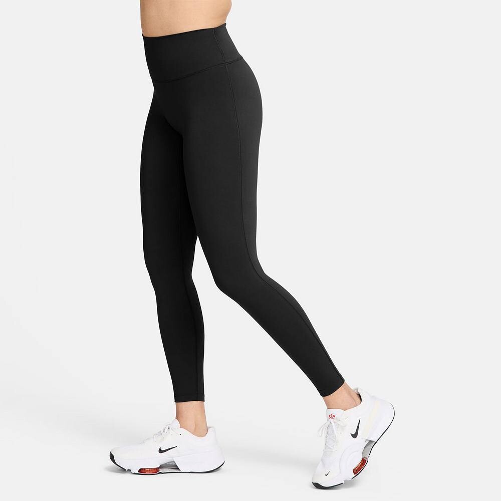 Женские леггинсы Nike One с высокой талией, черный — фото 3